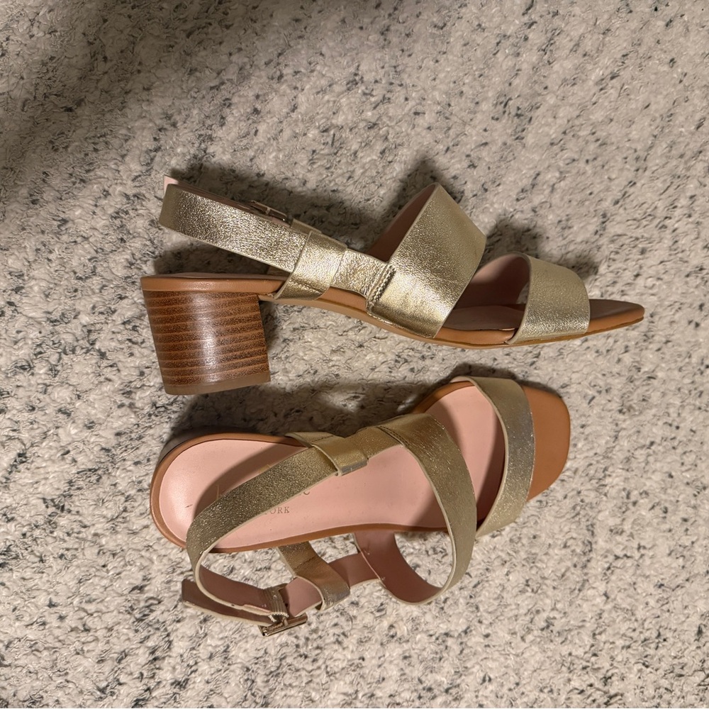 Kate Spade Gold Puglia Sandals - Picture 6 of 8